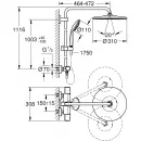 Душевая система 310 мм Grohe Euphoria System 310 26723000