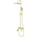 Душевая система Wonzon & Woghand Fit WW-88739009-BG 300x200 мм, со смесителем, золотой матовый