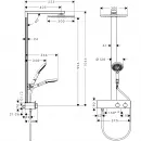 Душевая система Hansgrohe Raindance E Showerpipe 300 1jet 27361000
