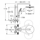 Душевая система 260 мм Grohe Euphoria System 260 27296003