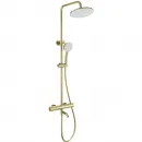 Душевая система Wonzon & Woghand Inn 2 WW-A3006-T1-BG 230 мм, с термостатом, золотой матовый