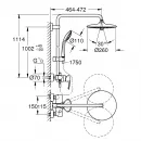 Душевая система 260 мм Grohe Euphoria System 260 27473002
