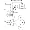 Душевая система 210 мм Grohe Euphoria 26363000
