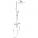 Душевая система Wonzon & Woghand Muse Legato WW-B4129-MW 300x200 мм, с термостатом, белый матовый