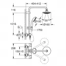 Душевая система 160 мм Grohe Vitalio Start System 27960000