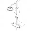 Душевая система 250 мм Damixa Scandinavian Pure 936750000