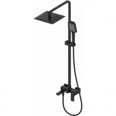 Душевая система Wonzon & Woghand Cube 2.0 WW-88047068-MB 300 мм, со смесителем, черный матовый