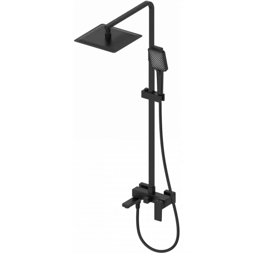 Душевая система Wonzon & Woghand Cube 2.0 WW-88047068-MB 300 мм, со смесителем, черный матовый