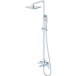 Душевая система Wonzon & Woghand Diamond WW-88739011-CR 300 мм, со смесителем, хром