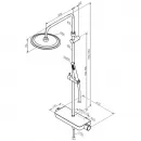 Душевая система 250 мм Damixa Scandinavian Pure 936750300