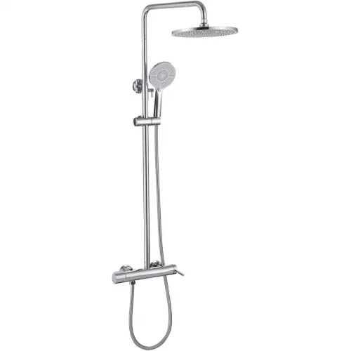 Душевая система Abber Emotion AF8816L 250 мм, со смесителем, хром