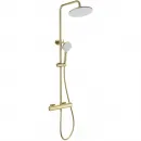 Душевая система Wonzon & Woghand Stay 1 WW-B3051-A-BG 230 мм, с термостатом, золотой матовый