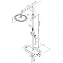 Душевая система 250 мм Damixa Scandinavian Pure 936760300