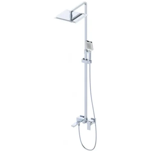 Душевая система Wonzon & Woghand Cube WW-88739016-CR 300 мм, со смесителем, хром