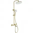Душевая система Wonzon & Woghand WW-B3057-A-BG 255 мм, с термостатом, золотой матовый