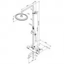 Душевая система 250 мм Damixa Scandinavian Pure 936810300