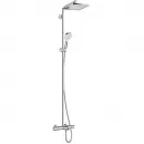 Душевая система для ванны с термостатом Hansgrohe Crometta E 240 1jet Showerpipe 27298000