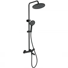 Душевая система Wonzon & Woghand WW-B3057-A-MB 255 мм, с термостатом, черный матовый