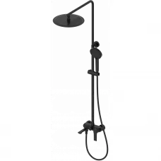 Душевая система Wonzon & Woghand Brilliant WW-88047079-MB 300 мм, со смесителем, черный матовый