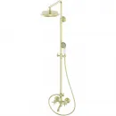 Душевая система Wonzon & Woghand Retro WW-88739020-BG 228 мм, со смесителем, золотой матовый