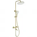 Душевая система Wonzon & Woghand Inn 3 WW-B3065-T1-BG 255 мм, с термостатом, золотой матовый