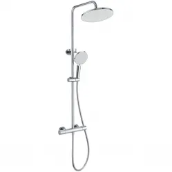 Душевая система Wonzon & Woghand Inn 1 WW-B3013-T1-CR 255 мм, с термостатом, хром