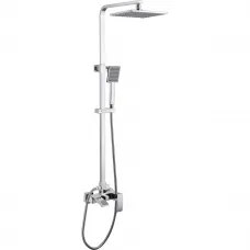 Душевая система Abber Wasserfall AF8616L 250 мм, со смесителем, хром