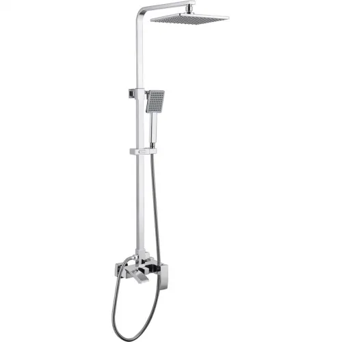 Душевая система Abber Wasserfall AF8616L 250 мм, со смесителем, хром