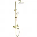 Душевая система Wonzon & Woghand WW-B3069-BG 255 мм, с термостатом, золотой матовый