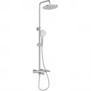 Душевая система Cezares Lux LUX-CVD-01 254 мм, со смесителем, хром