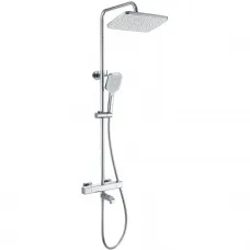 Душевая система Wonzon & Woghand Stay 2 WW-B3016-T1-CR 300x192 мм, с термостатом, хром
