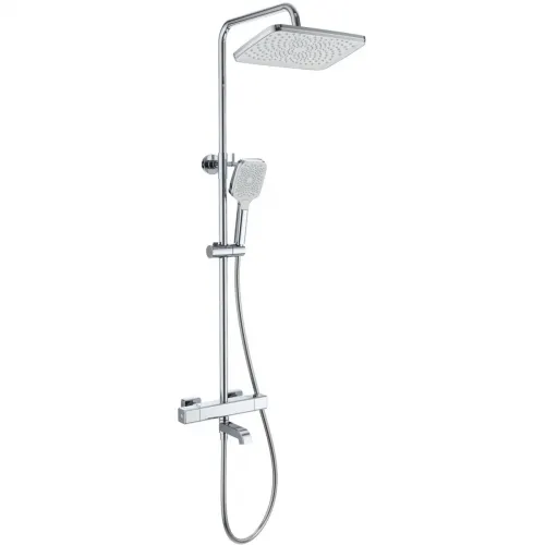 Душевая система Wonzon & Woghand Stay 2 WW-B3016-T1-CR 300x192 мм, с термостатом, хром