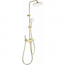 Душевая система Wonzon & Woghand The One WW-B3094-BG 255 мм, с термостатом, золотой матовый