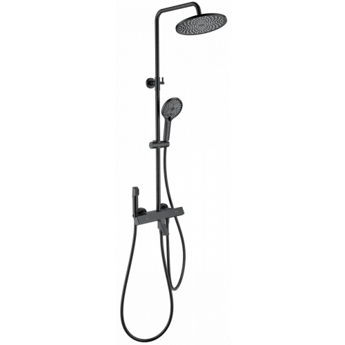 Душевая система Wonzon & Woghand The One WW-B3094-MB 255 мм, с термостатом, черный матовый