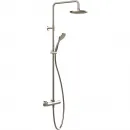 Душевая система Gessi Emporio 35181#149 201,5 мм, с термостатом, никель матовый