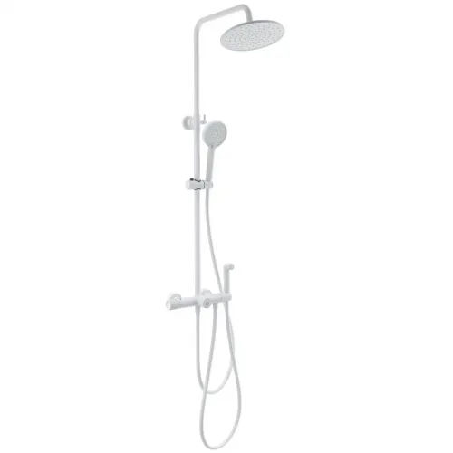 Душевая система Wonzon & Woghand WW-B3097-A-MW 230 мм, с термостатом, белый матовый