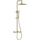 Душевая система Wonzon & Woghand WW-AE33110-BG 270x200 мм, CoolStart, со смесителем, золотой матовый