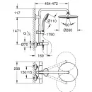 Душевая система 260 мм Grohe Euphoria 27475001