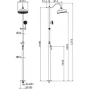 Душевая система 310 мм Migliore Oxford ML.OXF-6370.BI.CR