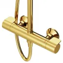 Душевая система Am.Pm X-Joy F0785A499 220 мм, с термостатом, золотой