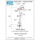 Душевая система 240 мм Remer Minimal N37