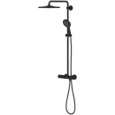 Душевая система Grohe Rainshower SmartActive 22119KF0 310 мм, с термостатом, черный матовый
