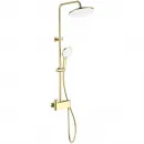 Душевая система Wonzon & Woghand Muse Corno WW-B3110-BG 255 мм, с термостатом, , золотой матовый