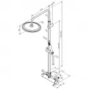 Душевая система 250 мм Damixa Scandinavian Pure 936710300