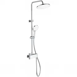 Душевая система Wonzon & Woghand Muse Corno WW-B3110-CR 255 мм, с термостатом, хром