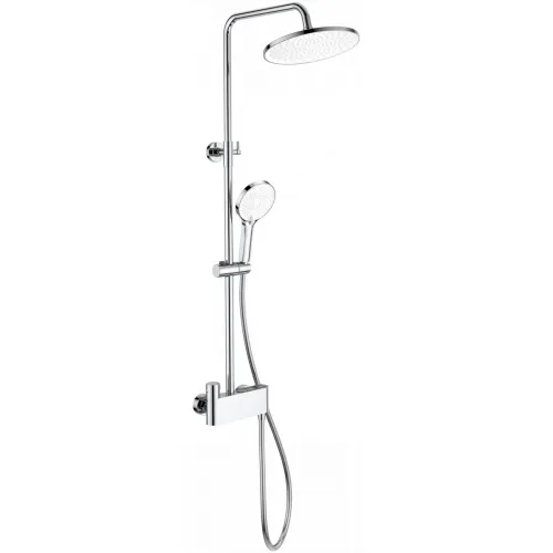Душевая система Wonzon & Woghand Muse Corno WW-B3110-CR 255 мм, с термостатом, хром