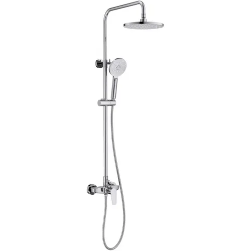 Душевая система Aquatek Бетта AQ2160CR 220 мм, со смесителем, хром