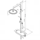Душевая система 250 мм Damixa Scandinavian Pure 936780300