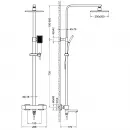 Душевая система 200 мм Timo Tetra-Thermo SX-0169/00