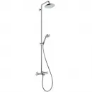 Душевая система с термостатом Hansgrohe Croma 220 Showerpipe 27223000